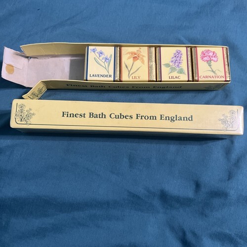 Bath Bomb Cubes from England ~ 10 Double Bath Cubes ~ 1.5 oz Each Flower Scented Item image 3
