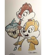 Hand-signed and numberet art print: Chip n Dale - $96.86 CAD