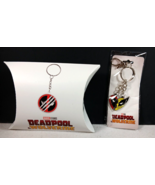 Movie Superhero Deadpool and Wolverine Best Friends Keychain Heart Neckl... - $16.04 CAD