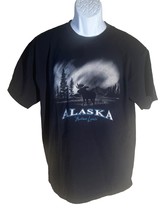 ALASKA Short Sleeve Pull-Over Black T-Shirt Large - $7.91