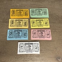 Pokemon Monopoly 1999 Collectors Edition Replacement Pieces Cash Money C... - $12.00