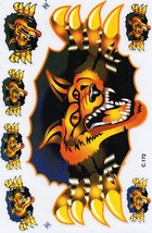 D361 danger Wolf Sticker Moto Racing Tuning Size 27x18 cm / 10x7 inch - $3.99
