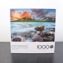 Buffalo Photographic Collection 1000 Piece Glacier Sunrise Jigsaw Puzzle - £7.92 GBP