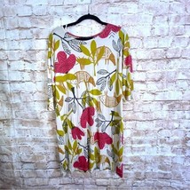 Gudrun Sjoden Jersey Tunic Dress Chobe Flora &amp; Fauna Print Laglenlook Si... - $49.49