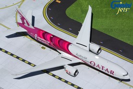 Qatar Boeing 777-300ER A7-BEB FIFA World Cup 2022 GeminiJets G2QTR972 1:... - $295.95