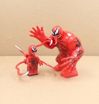 2pcs Big Size Carnage and Baby Carnage Marvel Venom Spider-Man Minifigur... - $9.99