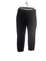 J. CREW Size 2 Tall MINNIE Khaki Pants Black Straight Leg Size Zip Cropped - £13.19 GBP