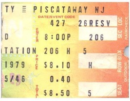 Allman Brüder Band Konzert Ticket Stumpf April 27 1979 Piscataway Neu Jersey - £42.67 GBP