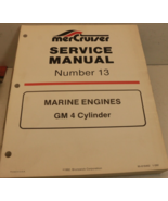 MerCruiser Service Manual Number 13 Marine Engines GM 4 cyl  90-816462  ... - $22.51