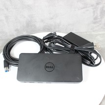 Dell USB 3.0 Ultra HD 4K Triple Display Docking Station D3100 Black Monitor Hub - £27.12 GBP