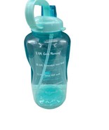 1 Gallon Water Bottle With Time Marker Large Bottle Motivational w/ Straw - £21.79 GBP