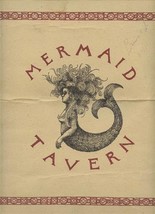 Mermaid Tavern Menu Stratford on Merritt Connecticut 1961 - £69.63 GBP