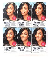 6 Boxes Clairol Nice N Easy 2V Plum Black Permanent Hair Color Cream - $64.99