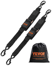 VEVOR Retractable Ratchet Straps, 2 in x 2 ft Ratchet Tie Down Straps wi... - $19.99