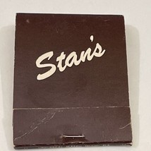 Vintage Matchbook Cover  Stan’s Restaurant  Ft. Lauderdale, Fl  gmg unstruck - £9.89 GBP