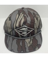Vintage Zebulon Machine Snapback Cap Brown Camo Trucker Hat Snap Back - $25.32 CAD