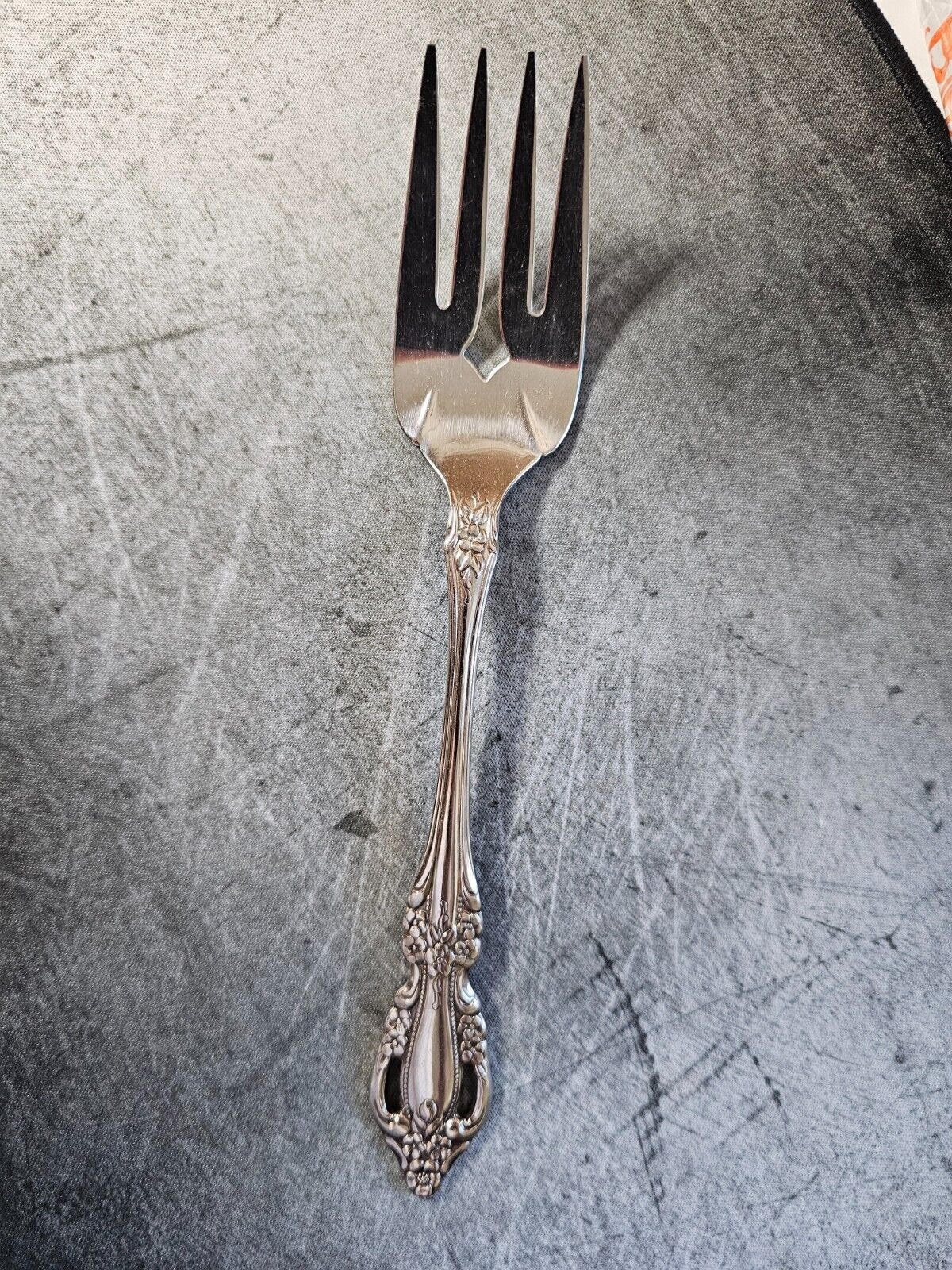 Primary image for Oneida BRAHMS Cold Meat Fork 8 1/2" Community Stainless Flatware Silverware