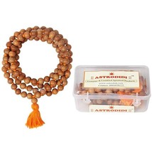 Safed Chandan Mala Natural and Real White Sandalwood Rosary (Size: 6-7mm - £13.44 GBP