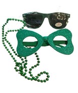 St. Patricks Day Glasses and Beads 3 Pc Set Novelty Gift Toy Party Acces... - $9.95