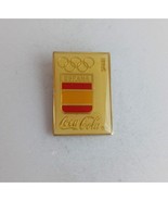 Vintage Coca-Cola Espana Spain Olympics Lapel Hat Pin - $16.92 CAD
