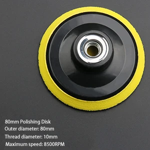 3&#39; - 7&#39; Polishing Disk With Sticky Adhesive Sandpaper Disc Chuck Angle G... - $161.01