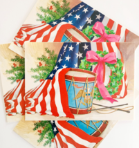 1970s Lot oF 4 Merry Christmas Revolution Themed Greeting Cards Unused N... - £15.03 GBP