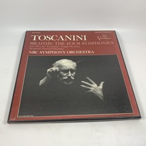 4-LP+Insert / RCA Victrola VIC-6400 / Toscanini-NBC / Brahms Four Symphonies etc - £4.89 GBP