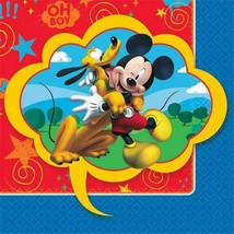 Disney Mickey Mouse Fun and Friends Party Birthday Dessert Beverage Napkins 8 ct - £3.16 GBP
