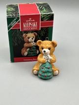 Ornament Hallmark Keepsake Cinnamon Bear #8 Christmas Tree  Porcelain QX4426 199 - £5.31 GBP