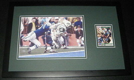 Matt Snell Signed Framed 11x17 Photo Display Jets Super Bowl III - £55.37 GBP