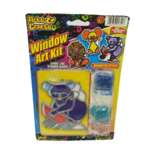 2004 JA-RU ARTS &amp; CRAFTS WINDOW ART KIT KOALA BEAR SUNCATCHER LIKE STAIN... - £17.42 GBP