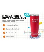 Bluetooth Speaker Tumbler Red by Liquid TuNes | Stainless Steel Thermal Mug - $35.63