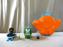 Octonauts Octopod Creatures On The Go Carry Case + Green Helicopter + Orca Whale - £64.90 GBP