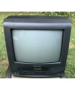 Panasonic PV-C1323 13&quot; CRT TV VCR/VHS Player Combo Retro Gaming No Remote - £108.76 GBP