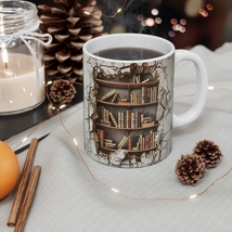 3D BookShelf, Hole in a Wall Coffee Mug, The Secret Library 11 Oz, 15 Oz Mug - $15.99+