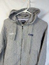 Patagonia Jacket Organic Cotton Hoodie Sweatshirt Gray Quilted Women’s XS - £23.09 GBP