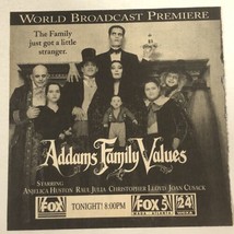 Addams Family Values Raoul Julia Tv Guide Vintage Print Ad Christina Ricci Tpa16 - £5.57 GBP