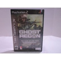 Tom Clancy&#39;s Ghost Recon Sony Playstation 2 PS2 Complete With Manual  - £4.74 GBP