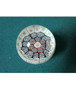 Paperweight Compatible with Murano MILLEFIORE Thousand Flowers Italy Pic... - $74.47