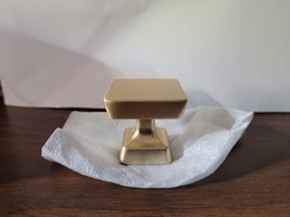 0 in. (0 mm) Center to Center Brushed Brass Zinc Drawer Pull - £6.25 GBP