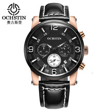  Men&#39;s Quartz Watch - Waterproof Chronograph Wristwatch LK733229651631 - £29.93 GBP