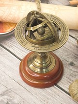 Antique Brass Armillary Sphere Maritime Collectible Globe x-mas gift item - £33.54 GBP