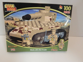 Best Lock Military 100 Pieces Construction Set Tank Mini Figures - $17.77