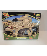 BEST LOCK MILITARY 100 PIECES CONSTRUCTION SET tank mini figures - £13.27 GBP