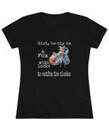 Fox With Locks Women&#39;s Triblend Fox T-shirt | Gift For Mom | Gift For Women - £17.43 GBP+