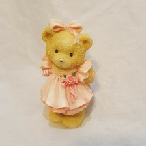 Cherished Teddies Child of Love 1993 Enesco P Hillman 624845 Girl Pink Dress  - £12.05 GBP