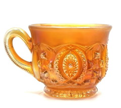 Vintage Carnival Glass Cup Iridescent Merigold Northwood - £28.83 GBP