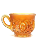 Vintage Carnival Glass Cup Iridescent Merigold Northwood - $36.75