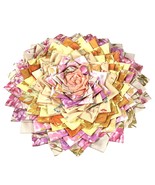 Vintage 1960s Handmade Lotus Flower Round Pillow Sham 18” – Mid-Century ... - $37.68 CAD