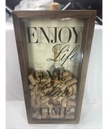 &#39;Wine Bottle Cork Storage Art&#39; Hang or Stand #1003680050 By Demdaco - €19,96 EUR